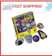 Creativity for Kids Glow In The Dark Rock Painting Kit - Paint 10 Rocks with Wat