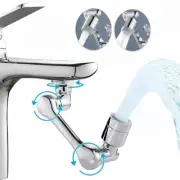 1080° Universal Rotation Faucet Extender Sprayer Head Two-mode Multi-function F