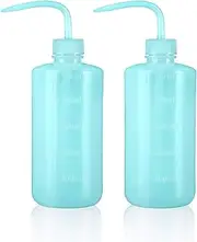 Oubest Squeeze Washing Bottle Succulent Watering Bottle 500ml Blue Water Squirt Irrigation Bottle Squeeze Sprinkling Can Plastic Wash Plant Bottle 2pc