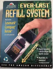 Ever Last Ink Cartridge Black Refill Kit Lexmark Compaq Xerox ATL-75 NOS