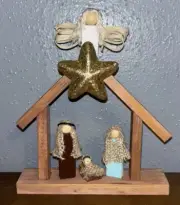 Homemade Nativity Set