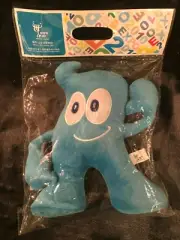 Shanghai China Expo 2010 Souvenir Hai Boa Blue Plush Mascot Doll - NEW SEALED