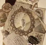 50+ vintage junk journal ephemera bundle