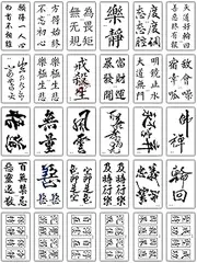30-Sheets Chinese Character Temporary Tattoo Set Fake Tattoos - Authentic and Stylish Temporary Tattoos for All Occasions
