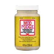 Plaid Mod Podge Mega Glitter Gold Sealer, Glue and Finish 236ml
