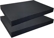 Folpus 2 Pieces Packing Sponge Inserts, Cushion Liner Sheets, Storage Box Inserts, Pick and Pluck Sponge Cuttable for Camera Case, 30cmx40cmx4cm
