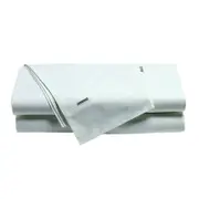 Bianca Heston Cotton Percale Sheet Set White King