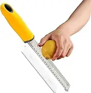 Lemon Zester Grater Tool Graters, Citrus Zester Cheese Grate, Hand Held Cheese Grater, Stainless Steel, Non-Slip for Cheese, Chocolate, Spices