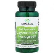 Swanson, Full Spectrum® Cayenne and Fenugreek, 60 Veggie Capsules