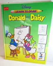Disney Learn to Draw Donald & Daisy Winnie Pooh & Tigger 2 Hardback Books & Pad