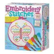 Kids Beginner Butterfly Owl Embroidery Stitches Kit