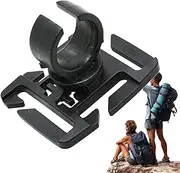 Bladder Tube Clips, Tube Clips for Water Tubes | 360 Degree Wood Bag Tube Clamp - Quick Release D-Clamp for Camping Cycle Hydration Packs Sports Gear