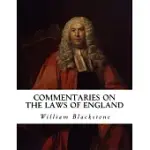 COMMENTARIES ON THE LAWS OF ENGLAND