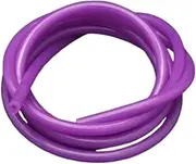 Flexible Rubber Hose ID 1 to 8mm, 1/5M Silicone Tube, Thickness 1mm Soft Milk Beer Drink Pipe Water Connector 1pc(Purple,5M*1MM*3MM)