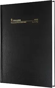 Finacial Year Diary - A4 Day-To-Page 2024-2025 Financial Year Diary Planner- With appointments