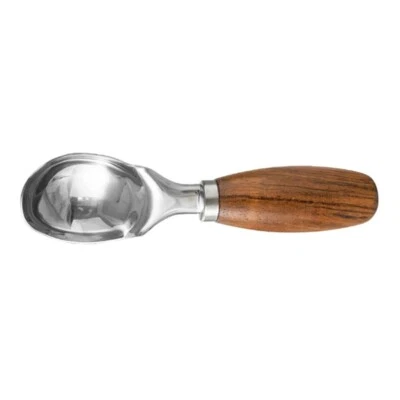 Artistic Pearwood Ice Cream Spoon Delicate Ice Cream Scoops with Comfort Handle
