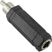 6.35mm 1/4" Inch Stereo Socket Female to RCA Plug Male Audio Adaptor
