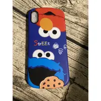 在飛比找蝦皮購物優惠-全新 iphonex 芝麻街 elmo 手機殼