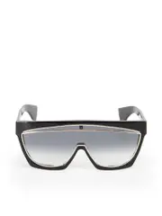 Black Shield Gradient Sunglasses