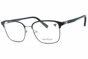 SALVATORE FERRAGAMO SF2225 021 Eyeglasses Ruthenium Blue Frame 53mm