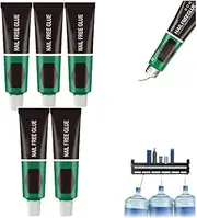 Wealthyn Glue, No More Nails Glue, Nail Free Glue, No More Nails, Nail Free Adhesive, Multifunctional Glue, All-Purpose Glue, Quick-Drying GlueNail-Free Glue Adhesive Sealant, Nails Glue Strong (5pcs)