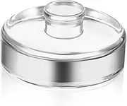 NAMOARLY Heavy Glass Fermenting Weight with Handle for Wide Mouth Mason Jars Glass Fermenting Lid for Pickling Fermenting Weights for Canning and Preserving