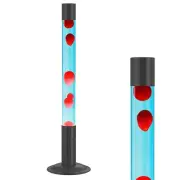 Liquid Motion Lamp, 30-Inch Magma Lamps for Adults Kids with Red Wax in Blue ...