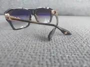 DITA Grand Apx DTS417-A-01 Sunglasses Swirl Black Gold Gradient Gray Lns 57