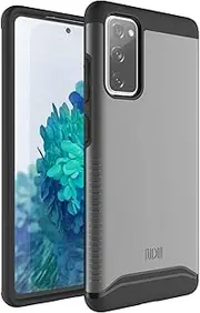 TUDIA DualShield Designed for Samsung Galaxy S20 FE Case 5G (2020), [Merge] Military Grade Shockproof Dual Layer Hard PC Soft TPU Protective Case - Metallic Slate