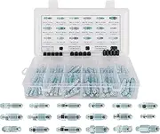 18 Types 90PCS Standard SAE & Metric Brake Caliper Screw, Brake Wheel Cylinder Screw Replace 30300 Brake Bleeder Screw Assortment, Bleeder Valve, Bleeding Screws, Bleed Kit