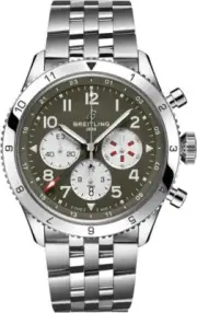 New Breitling Super AVI P-40 Warhawk Men's Luxury Pilot Watch AB04452A1L1A1
