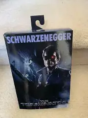 NECA The Terminator Ultimate T-800 Police Station Assault Action Figure NONMINT