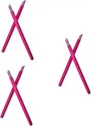 BIUDECO 3sets Professional Nail Cuticle Pusher Nail Engraving Pen Art Polish Pens Manicure Tools Long-lasting Use 2pcs*3