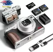 5K 48MP Digital Camera Autofocus 16X Zoom Vlogging Camera with 32GB SD Card