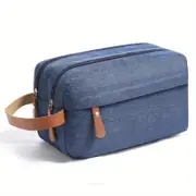 The Aussie Man - Men's Wash Bag - Great Traveller Companion With Reliable & Essential Space For All Your Toiletries + Wash Needs, Blue