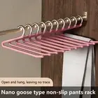 Coat Hanger Thickened Space-saving No Marking Shirt Trouser Hook Hanger Metal