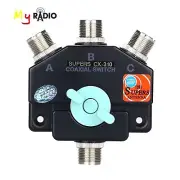 Heavy Duty Wideband Coax Switch CX-310 3 Port Antenna Repeater M-J Short-wave
