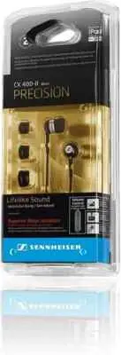 Sennheiser CX400II CX 400 II PRECISION Bass Driven Noise Isolation Earphones