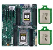 Supermicro H11DSi-NT Motherboard + 2x AMD EPYC 7742 Unlocked CPU Processor