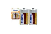 2PCS GENUINE Philips Long Life Zinc Carbon D R20 Battery Factory Sealed BULK LOT