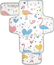 Reusable Changing pad Portable with Tissue Pocket Portable Changing pad for Baby for Girl & Boy