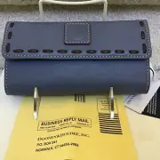 Dooney & Bourke Florentine Clutch Wallet in STEEL BLUE