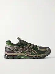 [Asics] Asics - + Kiko Curation Ub10-s Gel-kayano® 20 Rubber-trimmed Mesh Sneakers - Army green - UK 7.5 UK 7.5 Green