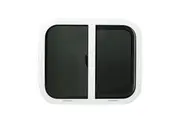 Manan Caravan Sliding Window 600x500mm White