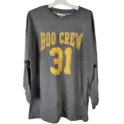 Grayson Threads Gray Lightweight Sweatshirt Dress "Boo Crew 31" Size XXL, NWT