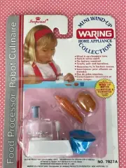 Barbie Size Mini Wind Up Home Appliance Food Processor New in Package