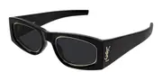 Saint Laurent SL M140 RIM 001 Men's Sunglasses Black Size 54