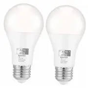 Dusk to Dawn LED Light Bulbs Outdoor, 9.5W 2 Count (Pack of 1) Daylight 5000K