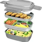 Large Capacity Bento Box 3 Layers Lunch Containers for School Office Picnic