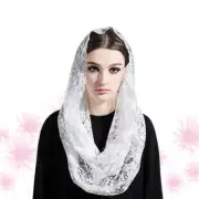 Head Wrap Scarf Chapel Scarf Ladies Cathedral Head Cover Head Scarf